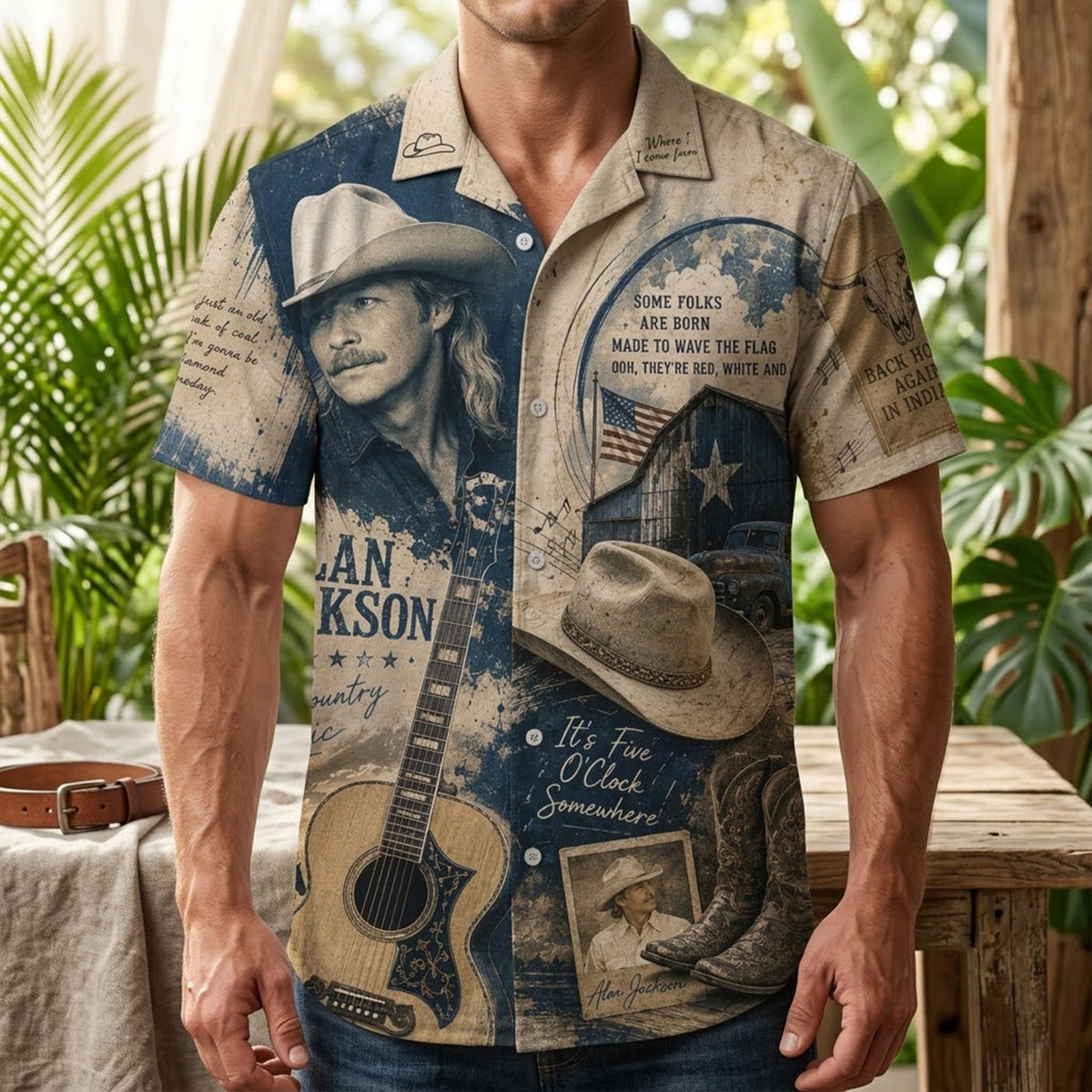 PREMIUM ALJ HAWAIIAN SHIRT HQH