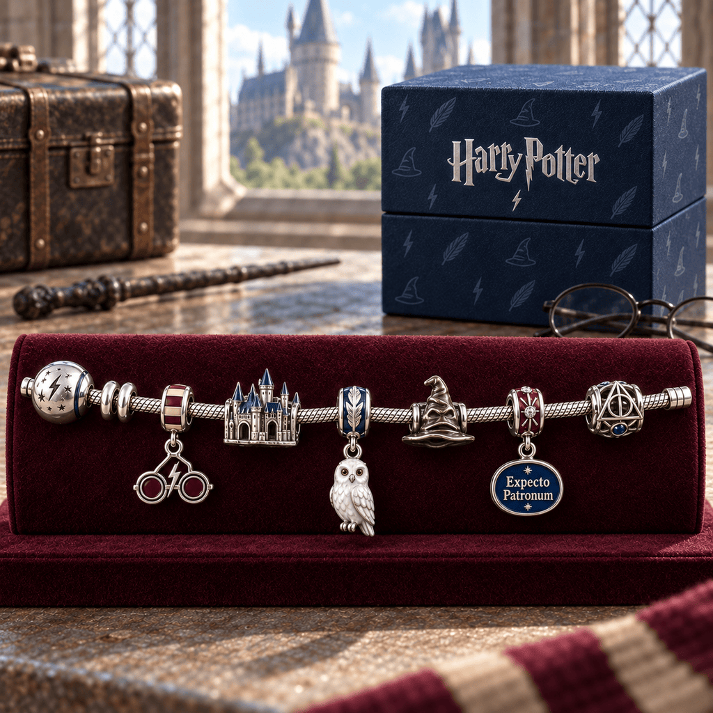 HRP Silver Charm Bracelet Set HQH
