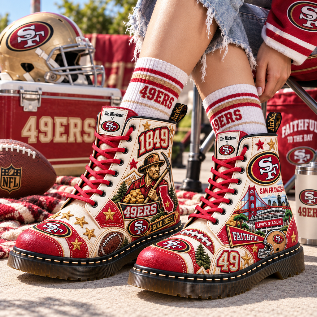 SF49 Premium Leather Lace-Up Boots LNTH