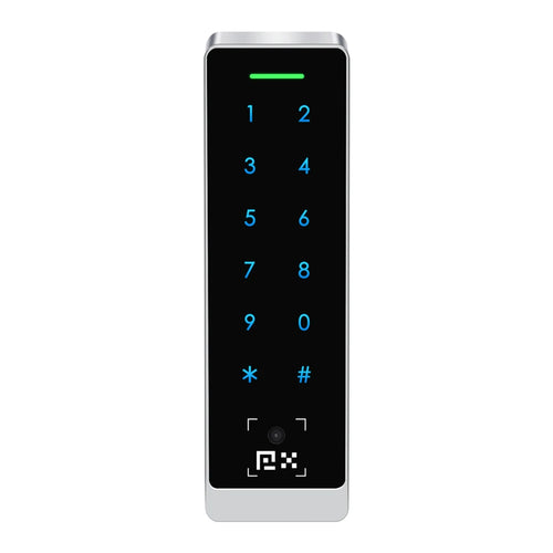 125KHz Wiegand RS485 QR Code Reader Access Control Touch Keypad EM HID MF Card PIN Bar code NFC IP66 Waterproof