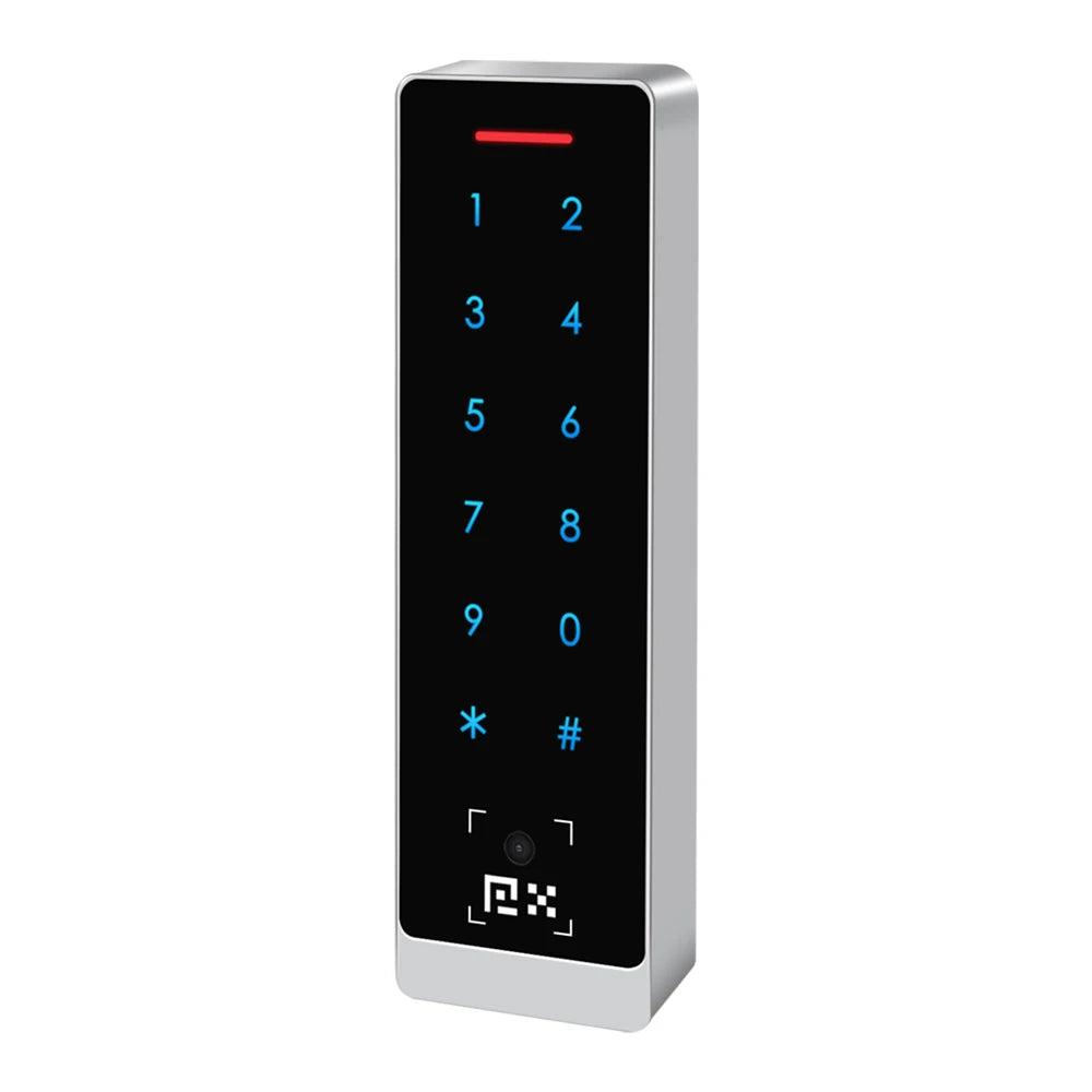 125KHz Wiegand RS485 QR Code Reader Access Control Touch Keypad EM HID MF Card PIN Bar code NFC IP66 Waterproof